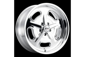 REV 五椭圆孔全抛光复古深凹轮毂 REV 5 Oval Hole Full Chrome Polished Deep Dish Alloy Wheel Rim