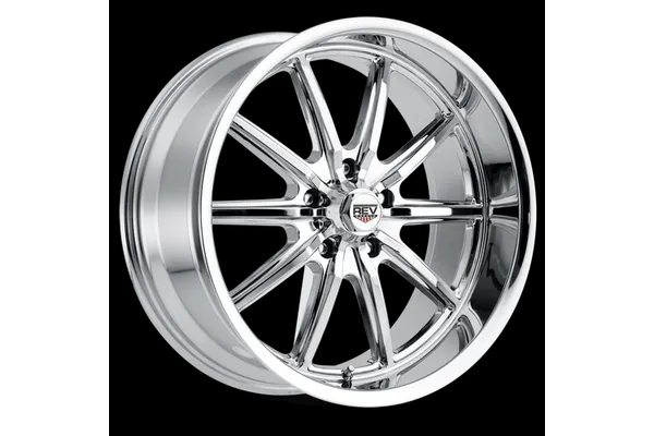REV 10 Spoke Full Chrome Polished Deep Dish Forged Alloy Wheel Rim