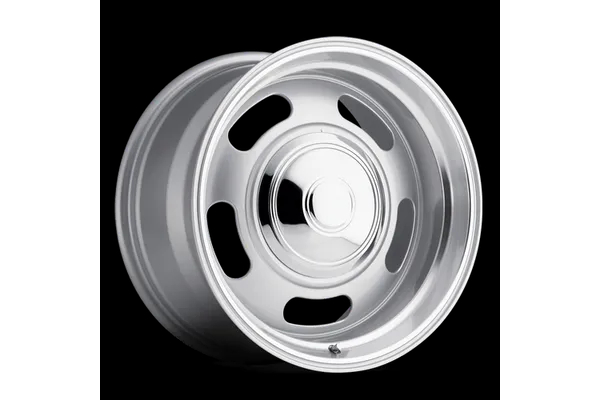 Polished 6 Slot Smoothie Steel Wheel Rim Deep Dish Vintage Steel Wheel For Classic Pickup Truck Hot Rod