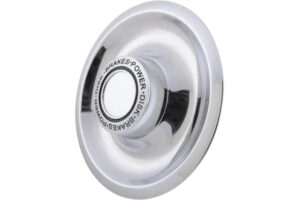 镀铬复古轮毂中心盖 Chrome Vintage Wheel Center Cap With POWER DISK BRAKES Lettering
